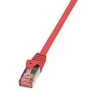 LogiLink PrimeLine Câble réseau Cat6 S/FTP AWG27 PIMF LSZH 2 m Rouge