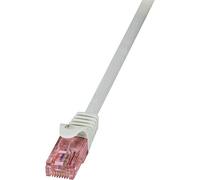 LogiLink PrimeLine Câble réseau Cat6 U/UTP AWG24 LSZH 10 m Gris