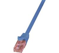 LogiLink PrimeLine Câble réseau Cat6 U/UTP AWG24 LSZH 2 m Bleu