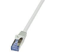LogiLink PrimeLine Câble réseau Cat6A S/FTP AWG26 PIMF LSZH 7,50 m Gris