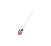 LogiLink Câble réseau CAT6 S/FTP CQ2031S 1 m blanc 1x RJ45 mâle - 1x RJ45 mâle