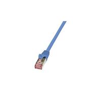 LogiLink PrimeLine - Cordon de raccordement - RJ-45 (M) pour RJ-45 (M) - 1 m - SFTP, PiMF - CAT 6 - sans halogène, moulé, sans crochet - bleu