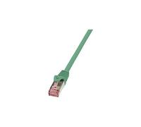 LogiLink PrimeLine - Cordon de raccordement - RJ-45 (M) pour RJ-45 (M) - 1 m - SFTP, PiMF - CAT 6 - sans halogène - vert