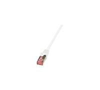 Câble réseau LogiLinK CAT 6 S/FTP 2 m blanc - CQ2051S - 2.00 m - blanc - [1x RJ45 mâle - 1x RJ45 mâle]