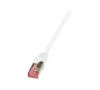 Câble réseau LogiLinK CAT 6 S/FTP 2 m blanc - CQ2051S - 2.00 m - blanc - [1x RJ45 mâle - 1x RJ45 mâle]