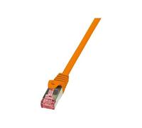 LogiLink PrimeLine - Cordon de raccordement - RJ-45 (M) pour RJ-45 (M) - 2 m - SFTP, PiMF - CAT 6 - sans halogène - orange