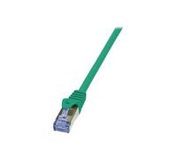 LogiLink PrimeLine - Cordon de raccordement - RJ-45 (M) pour RJ-45 (M) - 2 m - SFTP, PiMF - CAT 6a - démarré, sans halogène, sans crochet - vert