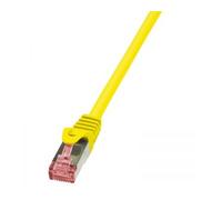 LogiLink PrimeLine Câble réseau Cat6 S/FTP AWG27 PIMF LSZH 3 m Jaune