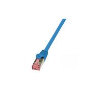 LogiLink Câble réseau RJ45 CAT6 S/FTP CQ2066S 2 connecteurs RJ45 3 m Bleu