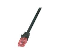 LogiLink PrimeLine - Cordon de raccordement - RJ-45 (M) pour RJ-45 (M) - 3 m - SFTP, PiMF - CAT 6a - sans halogène - noir