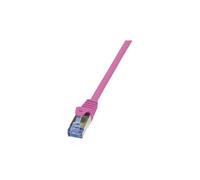 Câble réseau RJ45 CAT 6A S / FTP LogiLink - 2 connecteurs RJ45 - 3 m - Vert - CQ3065S