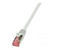 Câble réseau RJ45 CAT 6 S / FTP LogiLink - 2 connecteurs RJ45 - 7,50 m - Gris - CQ2082S