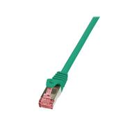 Câble réseau RJ45 CAT 6 S / FTP LogiLink - 2 connecteurs RJ45 - 7,50 m - Vert - CQ2085S