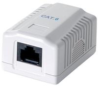 LogiLink Prise en saillie 54x39x29.5 1x Rj45 UTP blanc pur