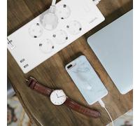 LogiLink Prise multiple Wi-Fi Smart 6x + 4x USB blanc