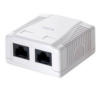 LogiLink Prise RJ45 Kat.6, blanc pur, blanc pur (RAL9010) G