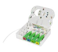 LogiLink Professional Bo¿te d'¿pissure FTTH, 4x SC/APC, câble 40 m, blanc