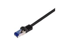 LogiLink Professional C6A013S LogiLink Câble patch Ultraflex, Cat.6A, S/FTP, 0,25 m,noir