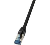LogiLink Professional câble de réseau 10 m Cat6a S/FTP (S-STP) Noir
