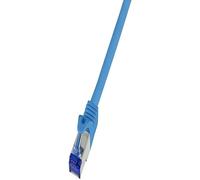 LogiLink Professional Câble patch Ultraflex, Cat.6A, S/FTP, 0,25 m, bleu
