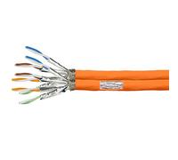 LogiLink Professional CPV0060 - CAT 7 1000 MHz LSZH (Low Smoke Zero Halogène) Câble d'installation réseau avec feu, classe de protection : Dca, AWG23 S/FTP 100 m simplex, orange Duplex 100m Orange