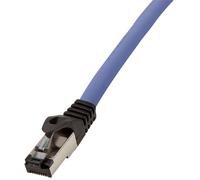 LogiLink Professional CQ8076S Câble patch Premium LogiLink, cat. 8.1, S/FTP, 5,0 m, bleu