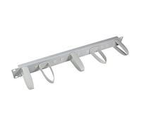 LogiLink Professional - Guide de câble 19" 1U avec 5 Anneaux rotatifs et décalés, Gris