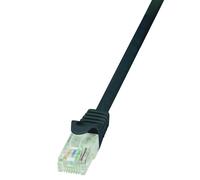 LogiLink Cordon de raccordement RJ-45 (M) pour RJ-45 (M) 1,5 m UTP CAT 5e noir
