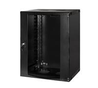 LogiLink Professional W15F64B Boîtier Mural Monobloc Noir 19"