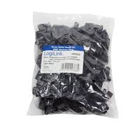 Logilink Protection contre le pliage pour 8P8C Modulaire. 100 pcs. noir