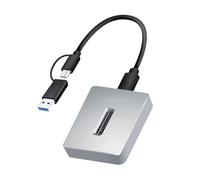 LogiLink QP0034 - Station d'accueil USB 3.2 Gen2 en Aluminium jusqu'à 10 Gbit/s pour M.2 NVMe (PCIe)