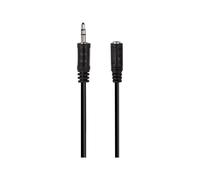 LogiLink - Rallonge de câble audio - mini-phone stereo 3.5 mm femelle pour mini-phone stereo 3.5 mm mâle - 10 m - noir