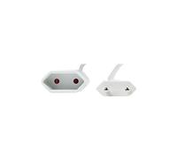 LogiLink Câble d'alimentation Euro CEE 7/16 fiche/prise 1 m blanc