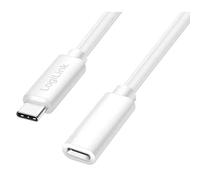LogiLink Rallonge USB 2.0, 1 m, blanc