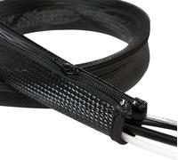 LogiLink range-câbles 2,0 m capacité : 30 mm noir avec fermeture éclair