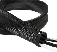 LogiLink range-câbles 2,0 m capacité : 50 mm noir avec fermeture éclair