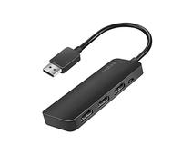 Logilink Répartiteur DisplayPort CV0146 4K 1x DP vers 3X HDMI Noir