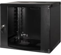 LogiLink Répartiteur mural 19" monobloc 9 UH gris noir