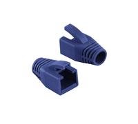 LogiLink RJ45 mâle manchon antiflambage bleu 8,0 mm (50 pièces)
