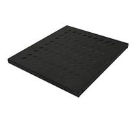 Logilink SF1F65B Étagère 19" (1 U) pour Meuble Serveur 800 mm Profondeur Max. 50 kg Noir