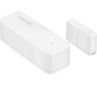 LogiLink SH0108 Capteur de Porte et de fenêtre Intelligent Wi-FI contrôlable Via Application, Compatible Tuya, Prend en Charge Amazon Alexa et Google Home, Blanc