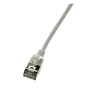 Logilink Slim U/ftp Câble De Réseau Gris 0,3 M Cat6a U/ftp (stp)