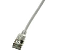 LogiLink Slim U/FTP câble de réseau Gris 0,3 m Cat6a U/FTP (STP)