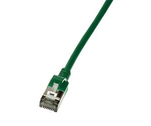 LogiLink Slim U/FTP câble de réseau Vert 1 m Cat6a U/FTP (STP)