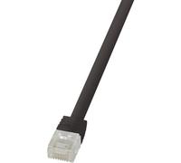 LogiLink SlimLine Câble réseau Cat6 U/UTP AWG32 0,25 m Noir