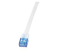 LogiLink SlimLine Câble réseau Cat6 U/UTP AWG32 10 m Blanc