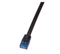 LogiLink SlimLine Câble réseau Cat6 U/UTP AWG32 3,00 m Noir