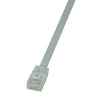 LogiLink SlimLine Câble réseau Cat6 U/UTP AWG32 7,50 m Blanc