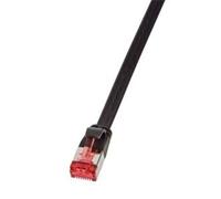 LogiLink CF2073S RJ45 Câble réseau, câble patch CAT 6 U/FTP 5.00 m noir contacts dorés 1 pc(s)