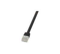 LogiLink SlimLine - Cordon de raccordement - RJ-45 (M) pour RJ-45 (M) - 7.5 m - UTP - CAT 6 - plat - noir